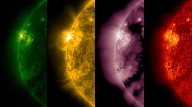 风云四号C星发布首套观测图像